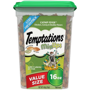 Temptations MixUps Treats for Cats Catnip Fever Flavor,  16 Ounces