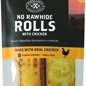 Wixom Ranch Natural Chews No Rawhide Rolls With Chicken, Small