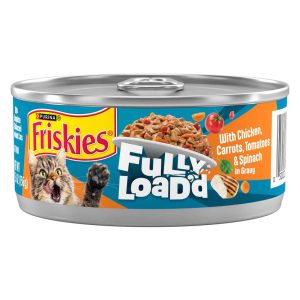 Friskies Fully Loaded Wet Cat Food, Chicken, 5.5 Ounces