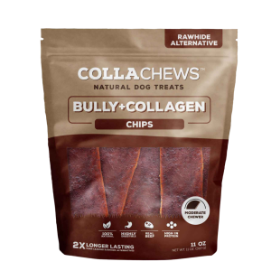 Collachew Collagen Chips Dog Treats, Bully, 11 Ounces