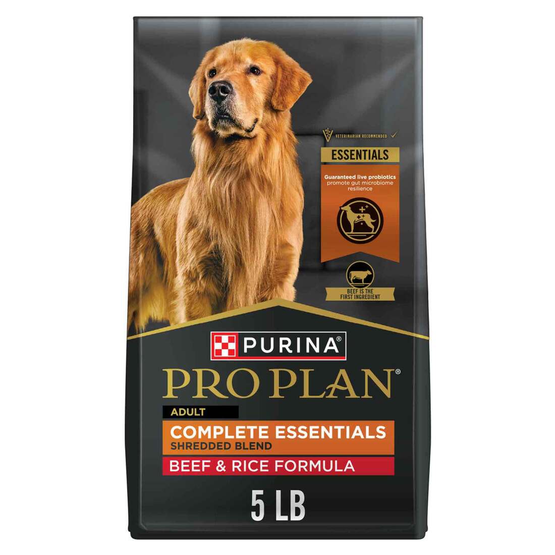 Purina Pro Plan High Protein Dog Food With Probiotics for Dogs, Shredded Blend Beef & Rice Formula - Image 4