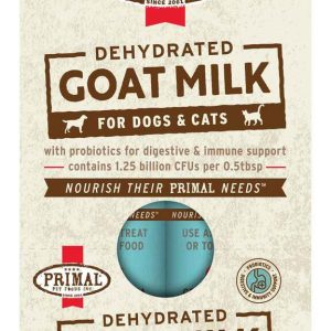 Primal Dog and Cat Dehydrated Goat Milk, 1.8 Ounces, 10 Pack