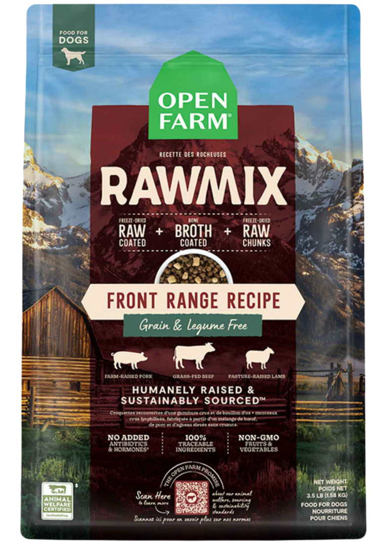 Open Farm RawMix Dog Food, Front Range Recipe