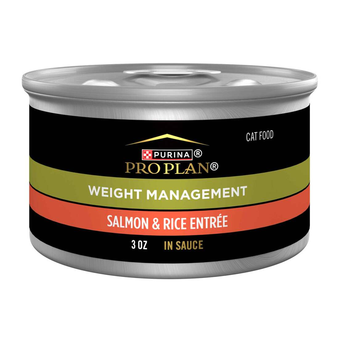 Purina Pro Plan Adult Weight Management Wet Cat Food, Salmon and Rice Entree in Sauce - 3 Ounce Can