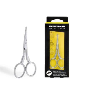 Tweezerman Dog Grooming Safety Tip Trimming Scissors