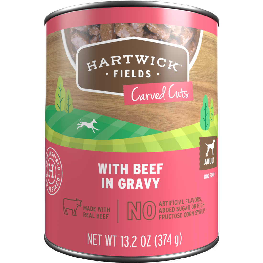 Hartwick Fields Adult Carved Cuts Wet Dog Food, 13.2 Ounces - Image 3