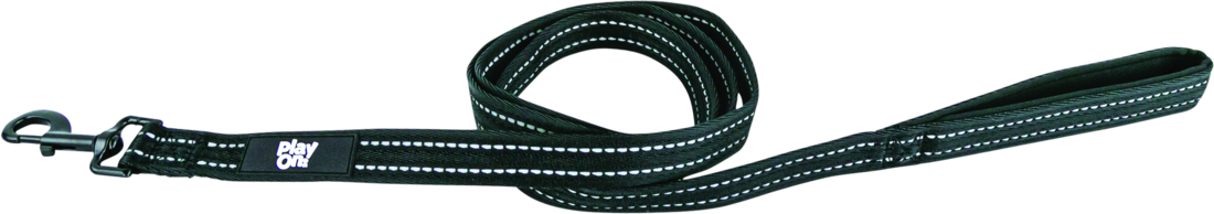 Play On Adventure Reflective Dog Leash, Black - Image 3
