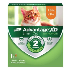 Advantage XD Long-Lasting Flea Prevention & Treatment for Small Cats (1.8-9 lbs)