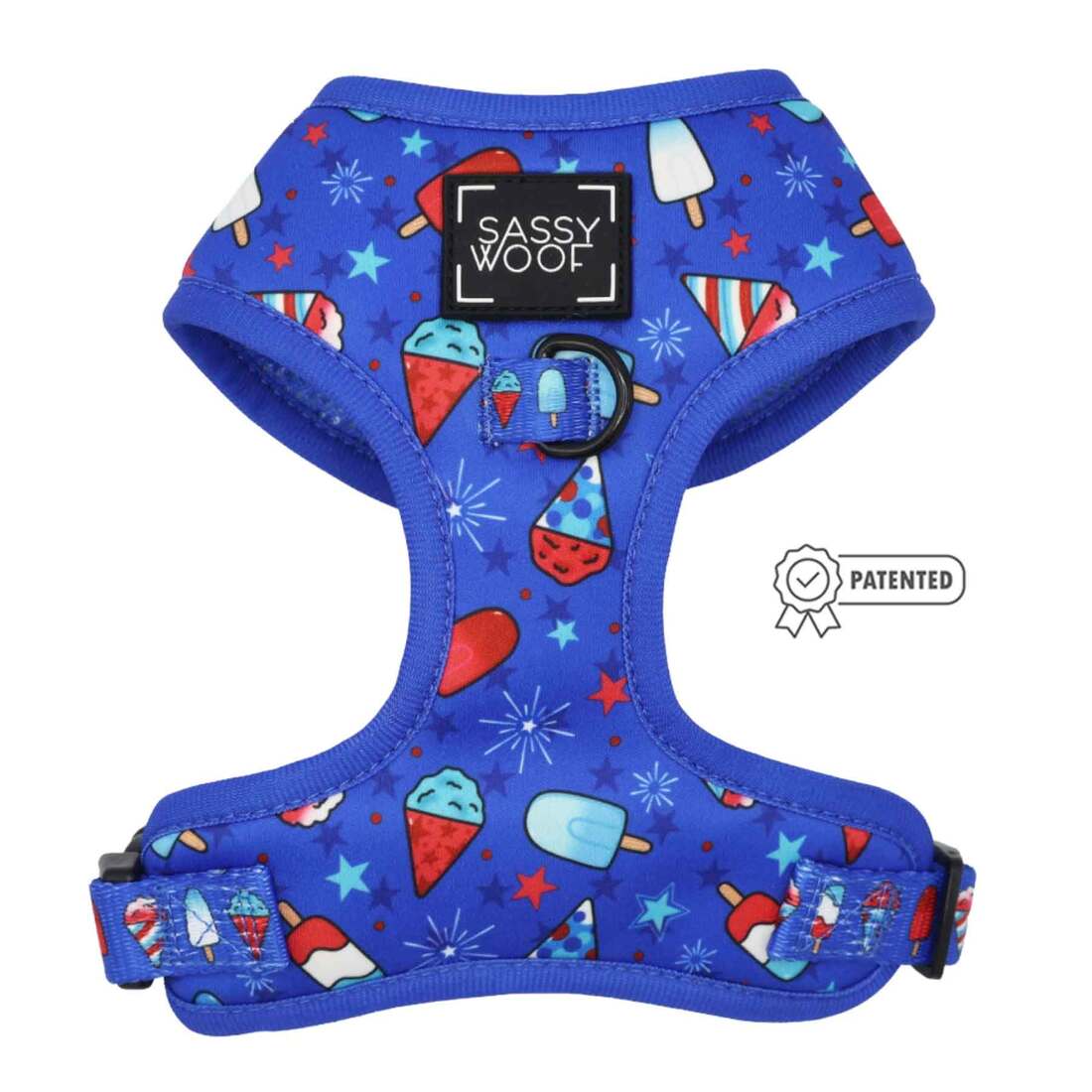 Sassy Woof Adjustable Dog Harness, Barks & Sparks - Image 2