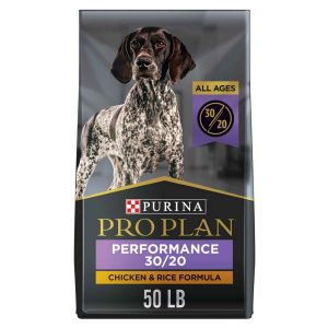 Purina Pro Plan High Calorie, High Protein Dry Dog Food, 30/20 Chicken & Rice Formula