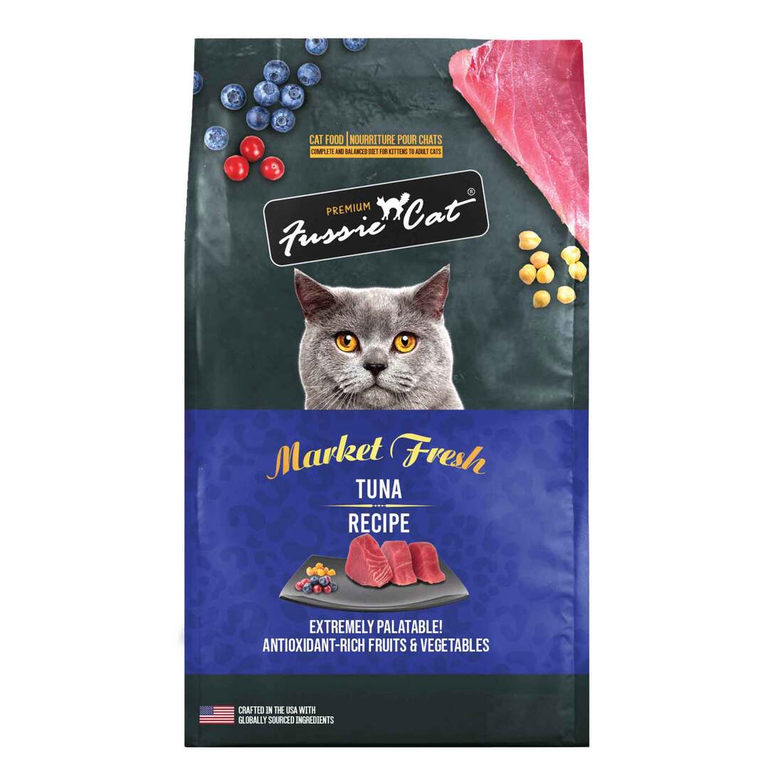 Fussie Cat Dry Cat Food, Market Fresh Tuna - Image 2