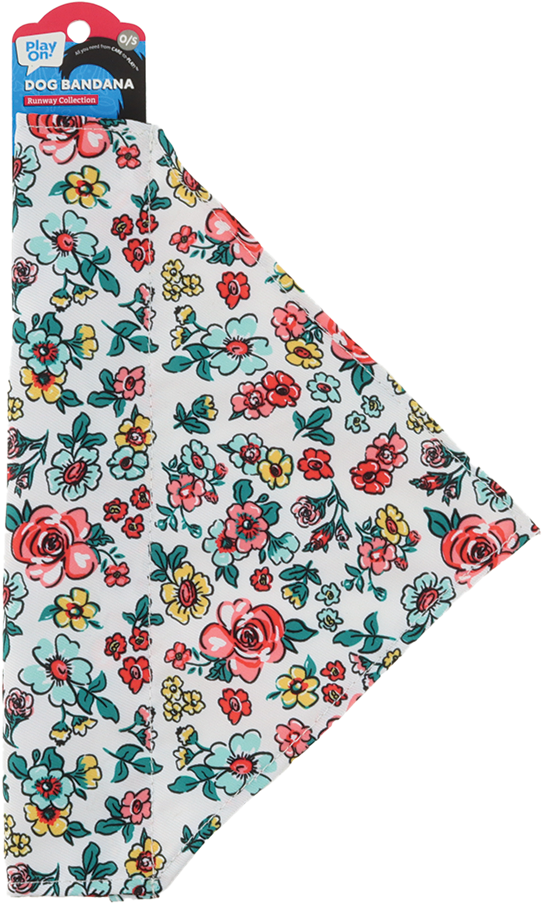 Play On Bandana, Floral, One Size