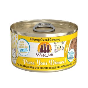 Weruva Classic Cat Food, Food Press Your Dinner, Chicken, 3 Ounce Can