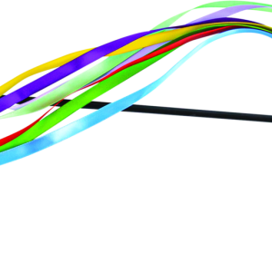 Play On Cat Toy Multi-Color Ribbon Teaser