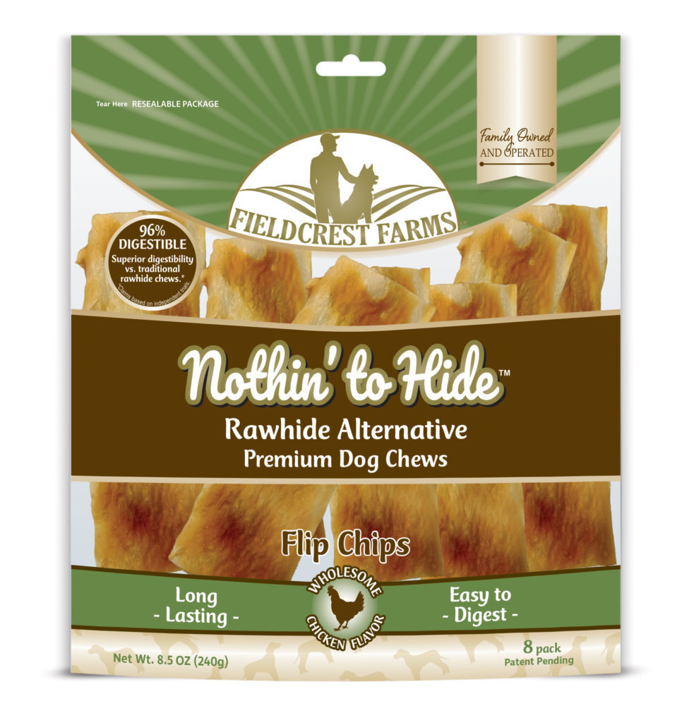 Fieldcrest Farms Dog Treat Nothin To Hide Chicken Flip Chips, 1 Each