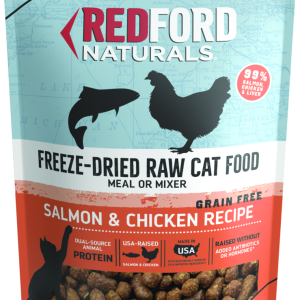 Redford Naturals Freeze-Dried Grain Free Salmon and Chicken Recipe Cat Food, 3.5 Ounces