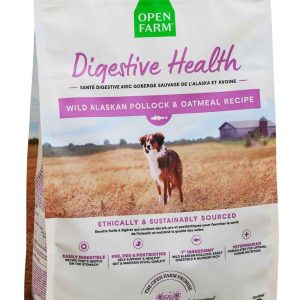 Open Farm Digestive Health Dry Dog Food, Pollock and Oatmeal, 4 Pounds
