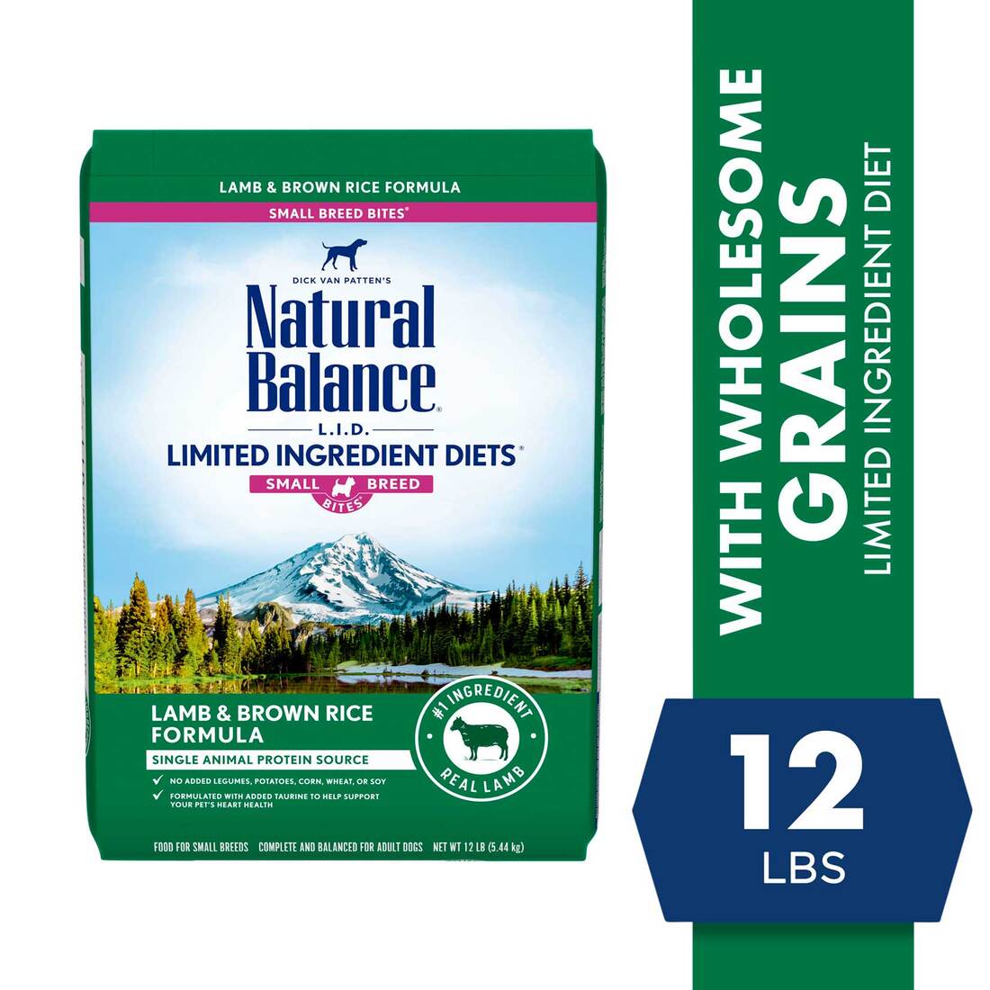 Natural Balance L.I.D. Limited Ingredient Diets Lamb & Brown Rice Small Breed Formula Dry Dog Food - Image 2