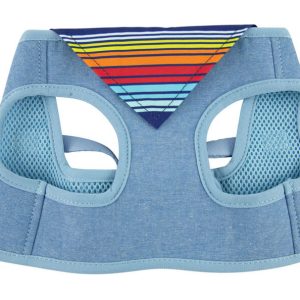 Play On Spring Apparel Chambray Rainbow Bandana Harness