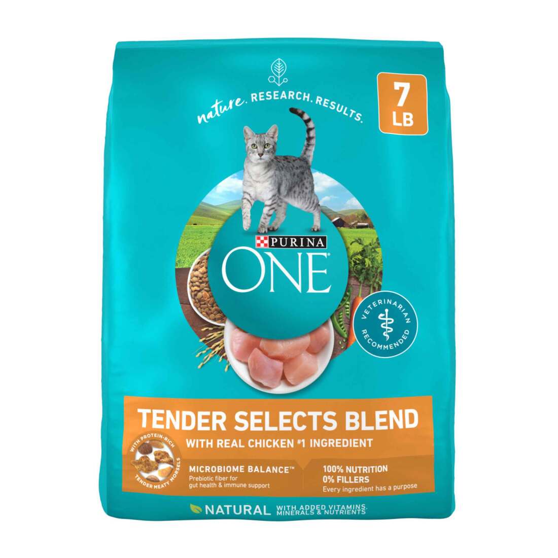 Purina ONE Natural Dry Cat Food, Tender Selects Blend With Real Chicken - Image 3