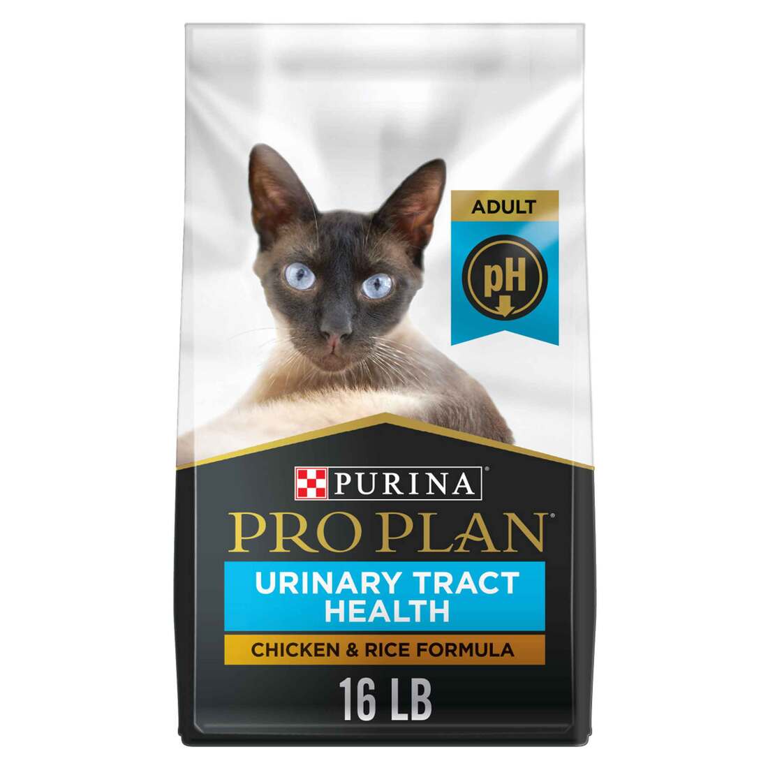 Purina Pro Plan Urinary Tract Cat Food, Chicken and Rice Formula - 16 Pound Bag