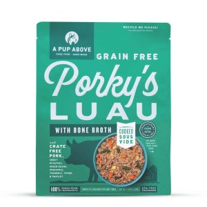 A Pup Above Porky's Luau Recipe Frozen Gently Cooked Dog Food, 3 Pound Bag - Not Available For Deliv