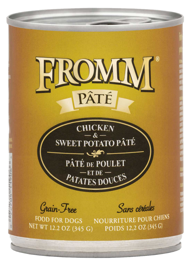 Fromm Pâté Grain-Free Chicken & Sweet Potato Pâté Wet Dog Food, 12.2 Ounces