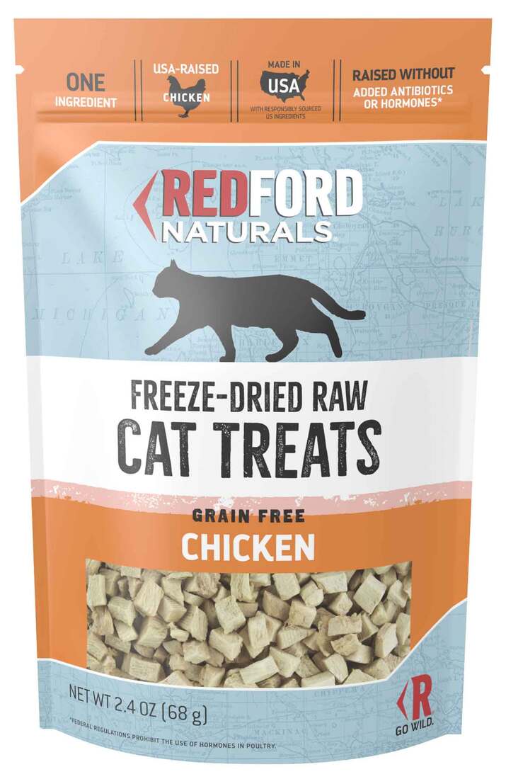 Redford Naturals Freeze-Dried Raw Grain Free Cat Treats, Chicken - Image 2