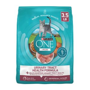 Purina ONE High Protein Dry Cat Food, +Plus Urinary Tract Health Formula - 3.5 Pound Bag