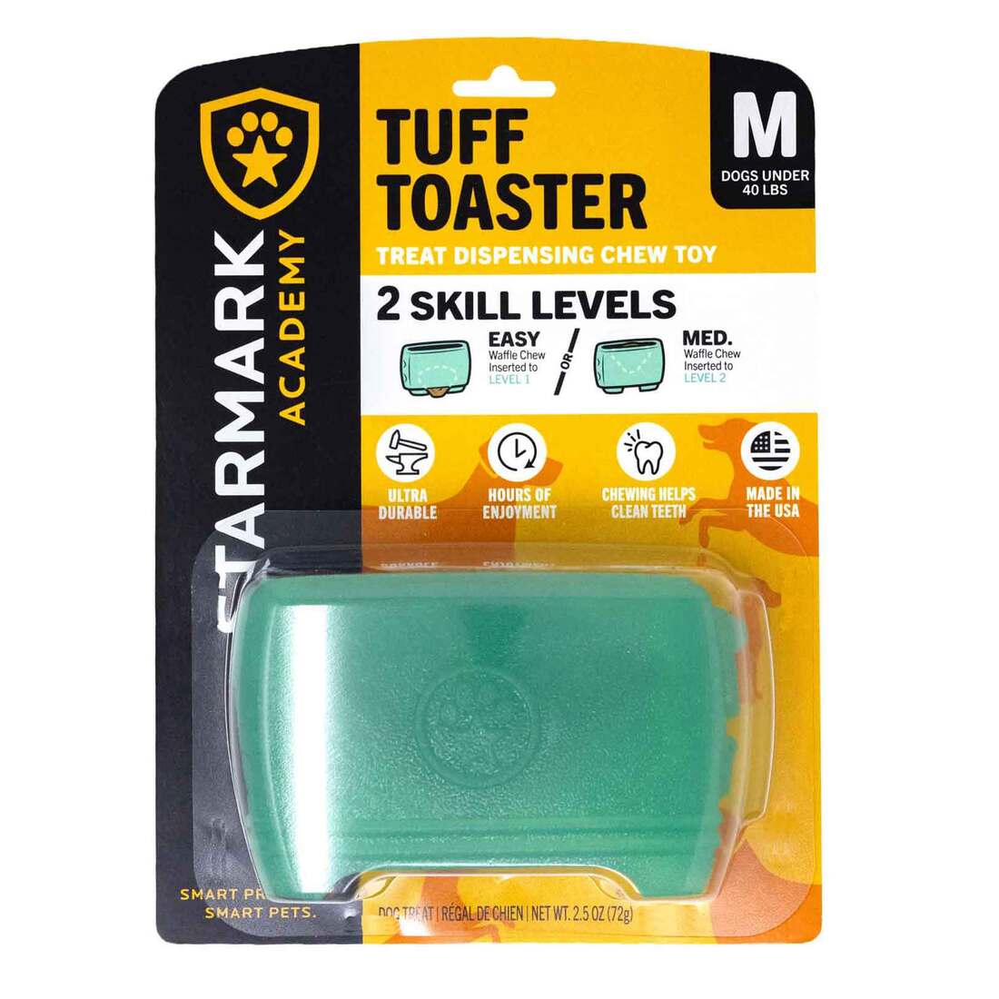Starmark Tuff Toaster Dog Toy, Medium