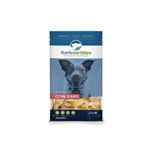 Barkworthies Cow Ears Dog Chews, 10 Count
