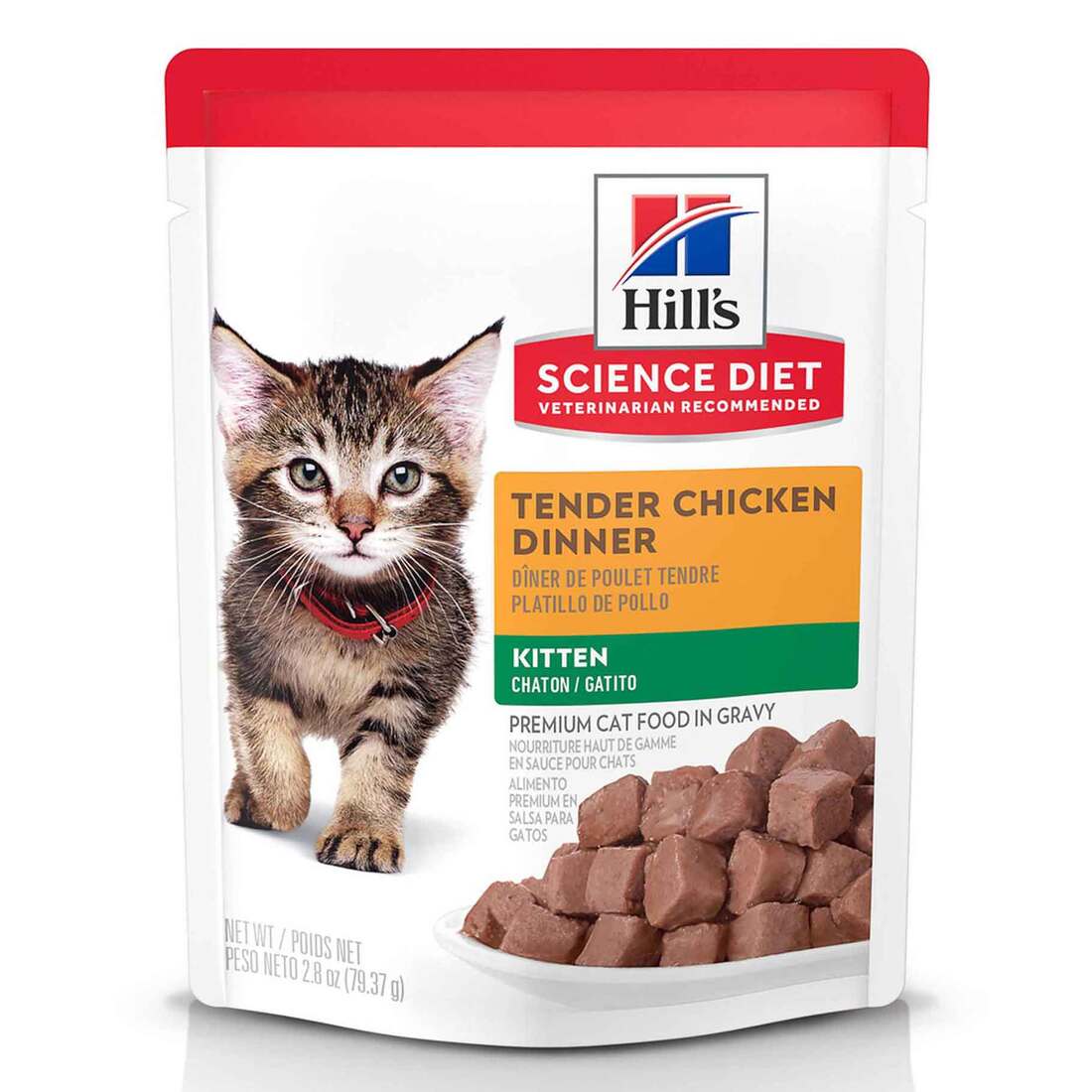 Hill's Science Diet Kitten Wet Cat Food, Chicken 2.8 Ounces
