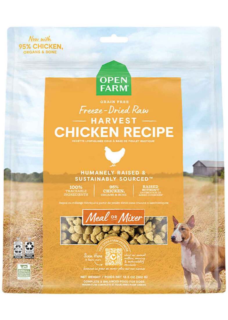 Open Farm Freeze Dried Morsels Chicken Dog Food - Image 2