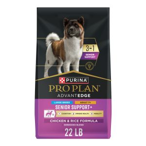 Purina Pro Plan AdvantEDGE Senior Support Plus Large Breed Shredded Blend Chicken and Rice Formula D