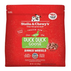 Stella & Chewy's Dog Frozen Raw, Duck Duck Goose Dinner Morsels, 4 Pounds - Not Available for Delive