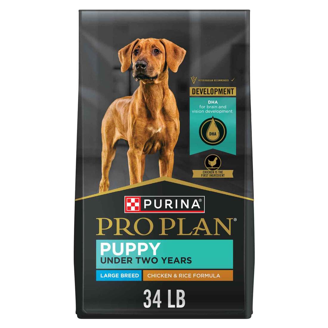 Purina Pro Plan Large Breed Dry Puppy Food, FOCUS Chicken & Rice Formula - Image 2