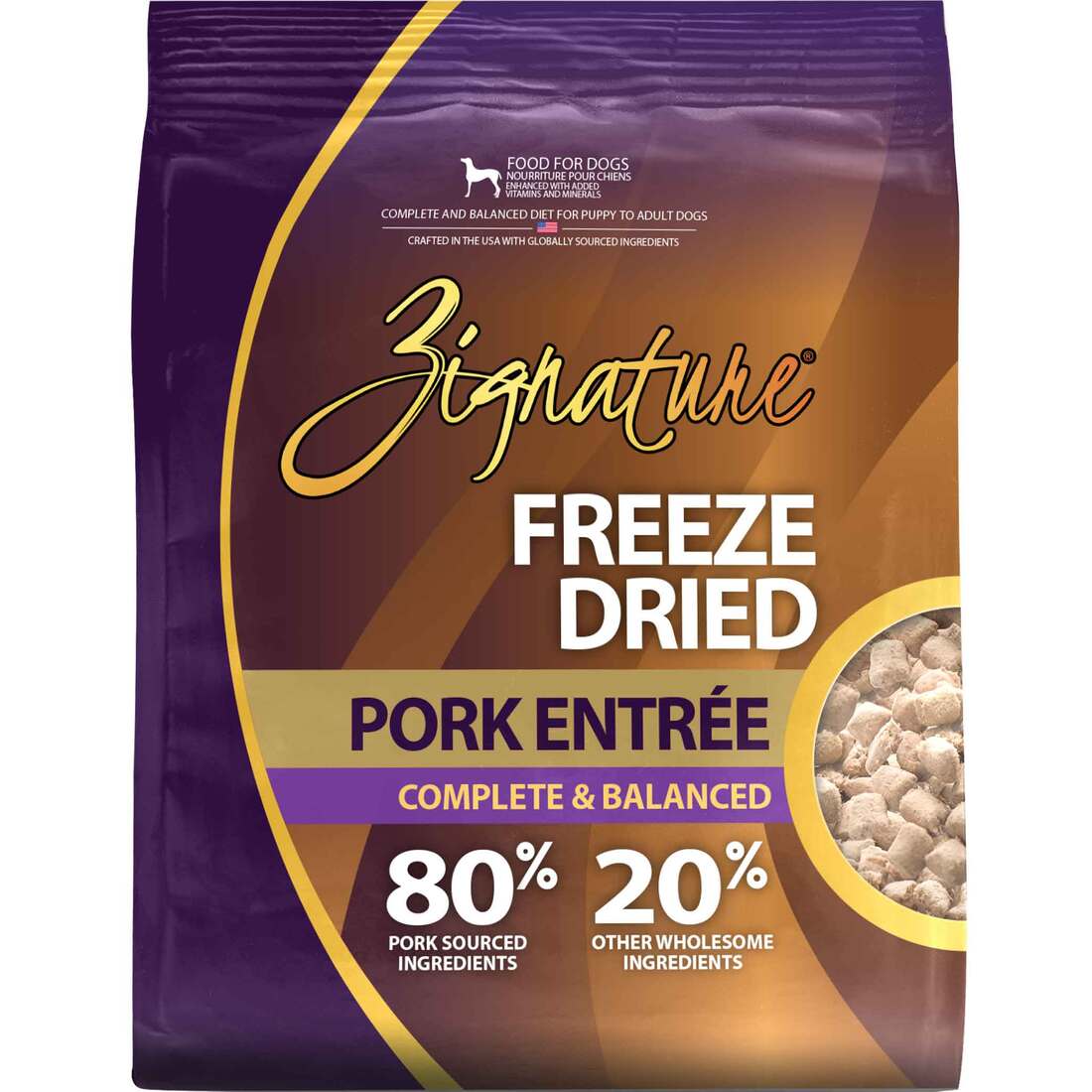 Zignature Pork Entree Freeze Dried Dog Food - Image 2