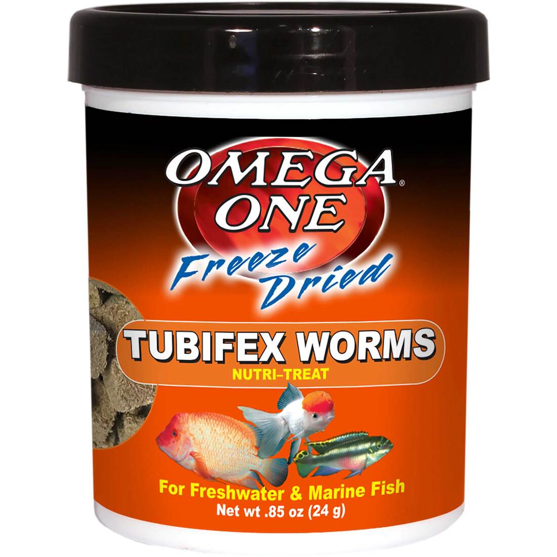 Freeze Dried Tubifex Worms 0.85 Ounces