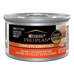 Purina Pro Plan Wet Cat Food, Adult Chunky Chicken Pate Entree, 3 Ounces