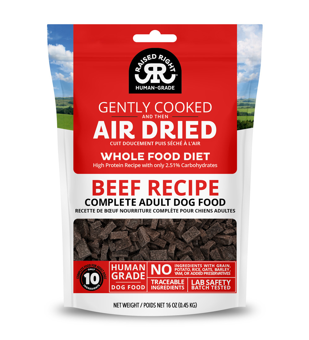 Raised Right Air Dried Dry Dog Food
