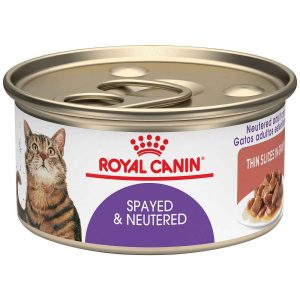 Royal Canin® Feline Care Nutrition™ Wet Cat Food, Spayed & Neutered Thin Slices in Gravy, 3 Ounces