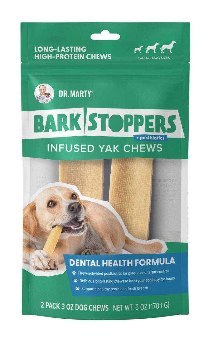 Dr. Marty Bark Stopper Dental Yak Dog Chew