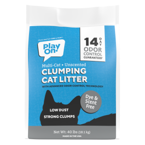 Play On Clay Clumping Cat Litter, Unscented