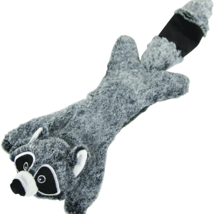 Play On Flattie Raccoon Dog Toy