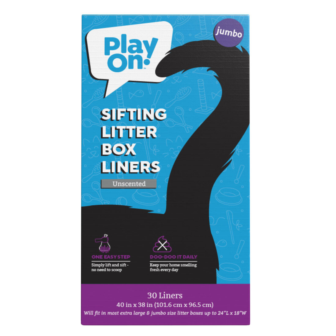 Play On Sifting Cat Litter Liner, Unscented - Image 2
