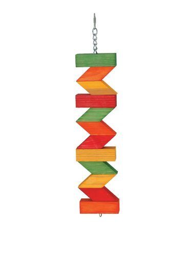 Play On Bird Toy Zig Zag Chew, Large