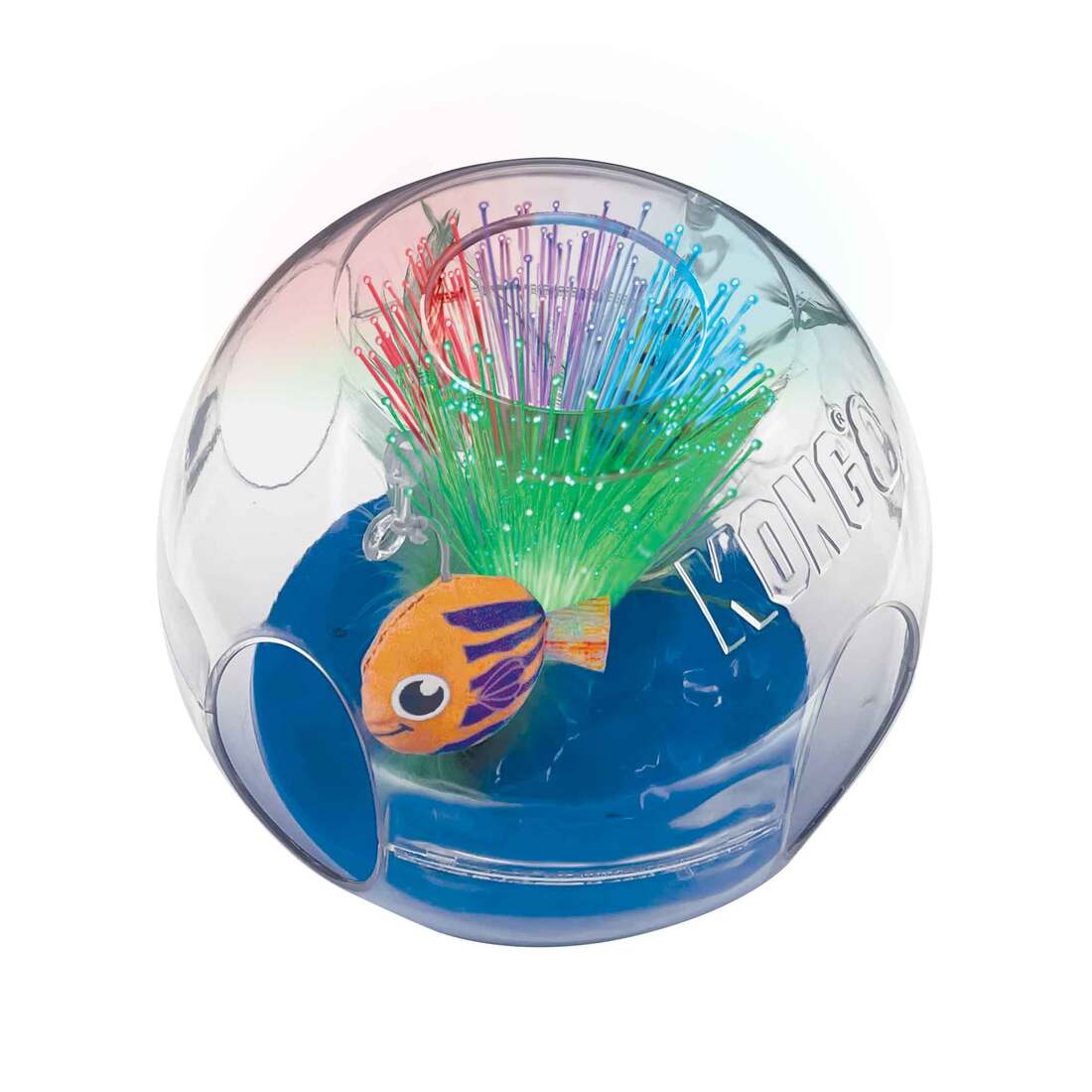 KONG Bat-a-bout Glow Aquarium Cat Toy