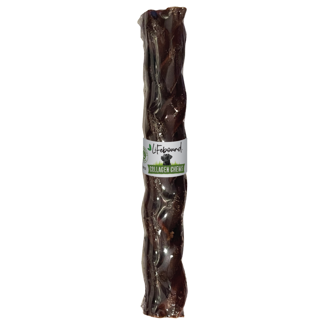 Lennox Collagen Braided Stick Dog Treat, 6 Inches