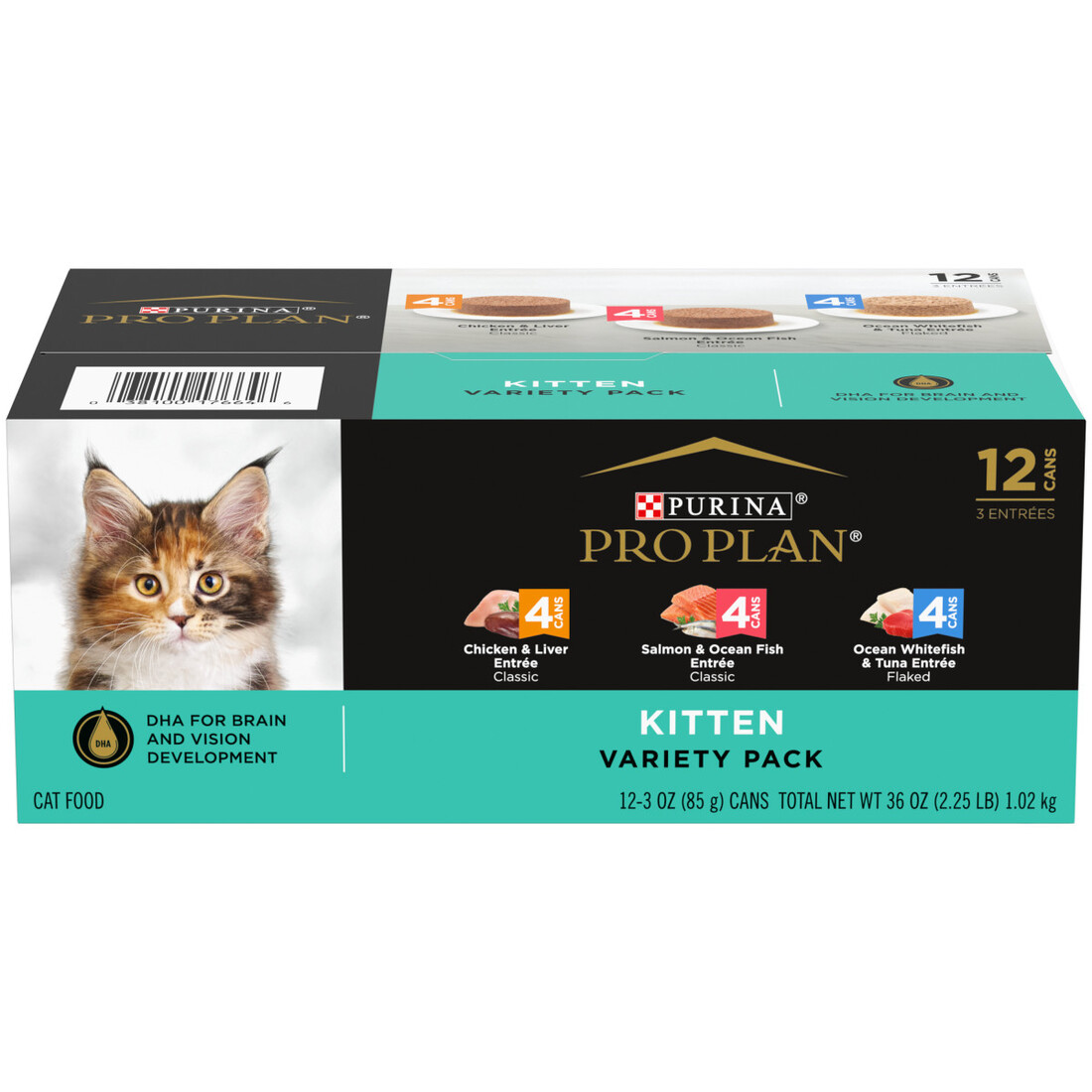 Purina Pro Plan DEVELOPMENT Kitten Favorites Wet Cat Food Variety Pack - (12) 3 Ounce Cans