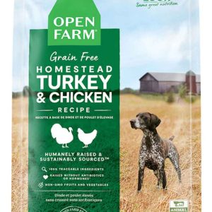 Open Farm Homestead Grain Free Kibble Dry Dog Food Turkey & Chicken, 22 Pounds
